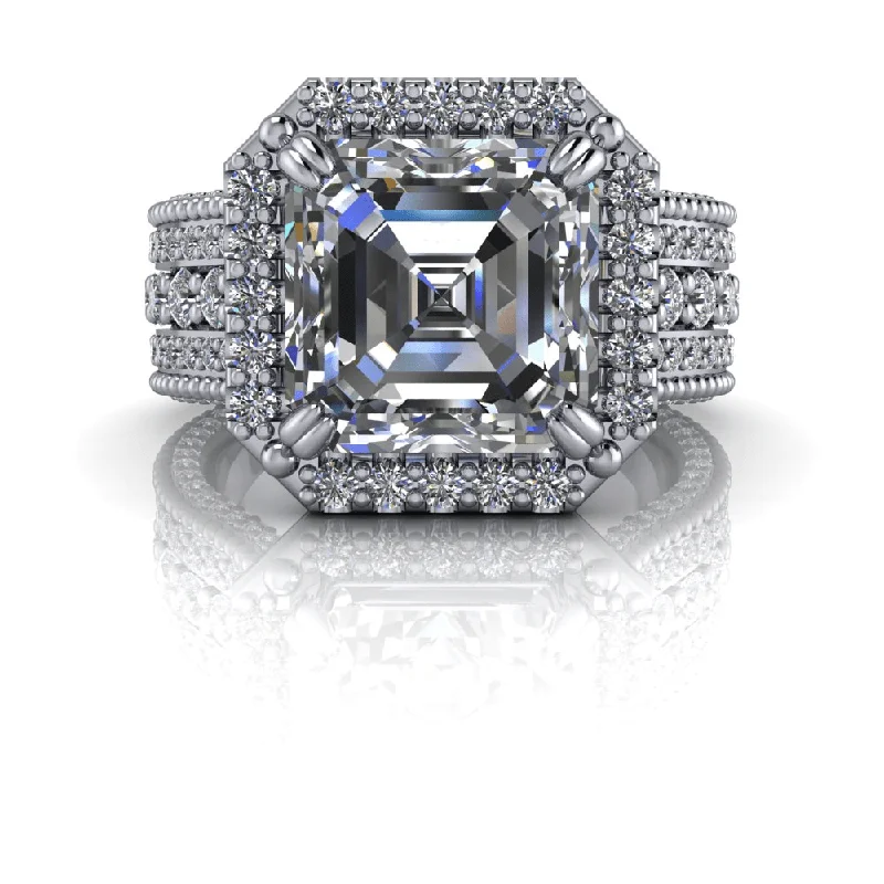 Cindy No. 1 Moissanite Ring