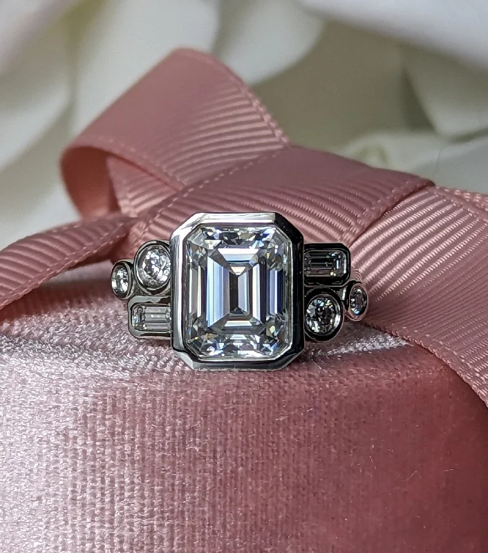 Katie Ann No. 2 Moissanite Ring