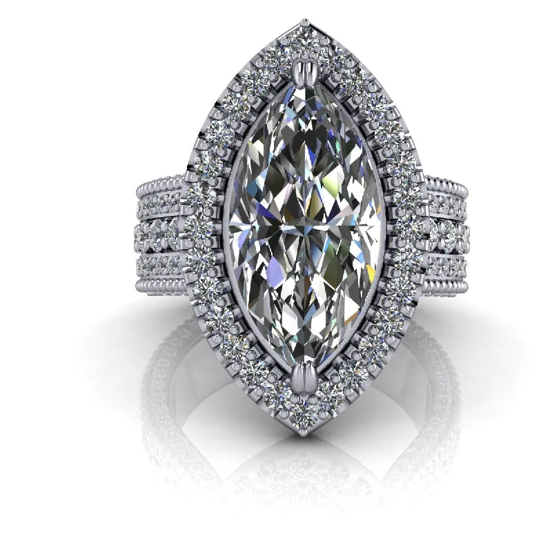 Claire No. 1 Moissanite Ring