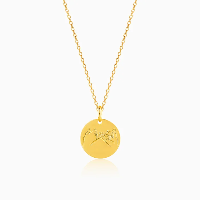 Golden Pinky Swear Necklace