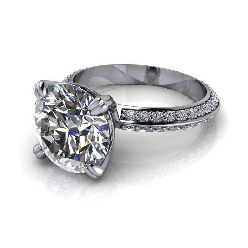 Kennedy No. 1 Moissanite Ring