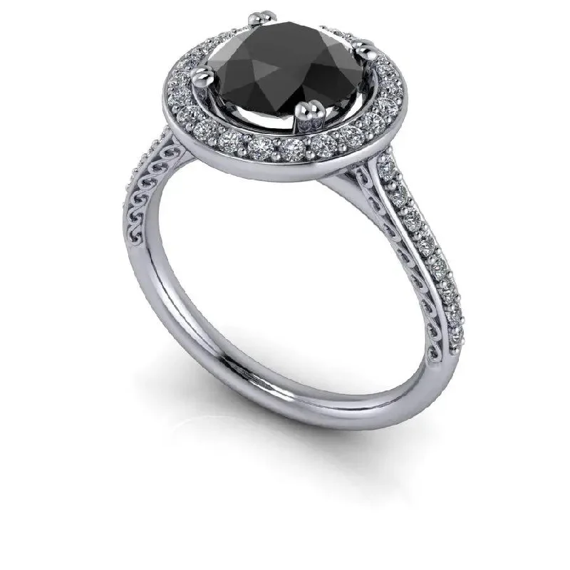 Black Diamond Ring 1.77 CTW