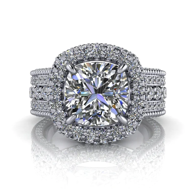 Carrie No. 1 Moissanite Ring