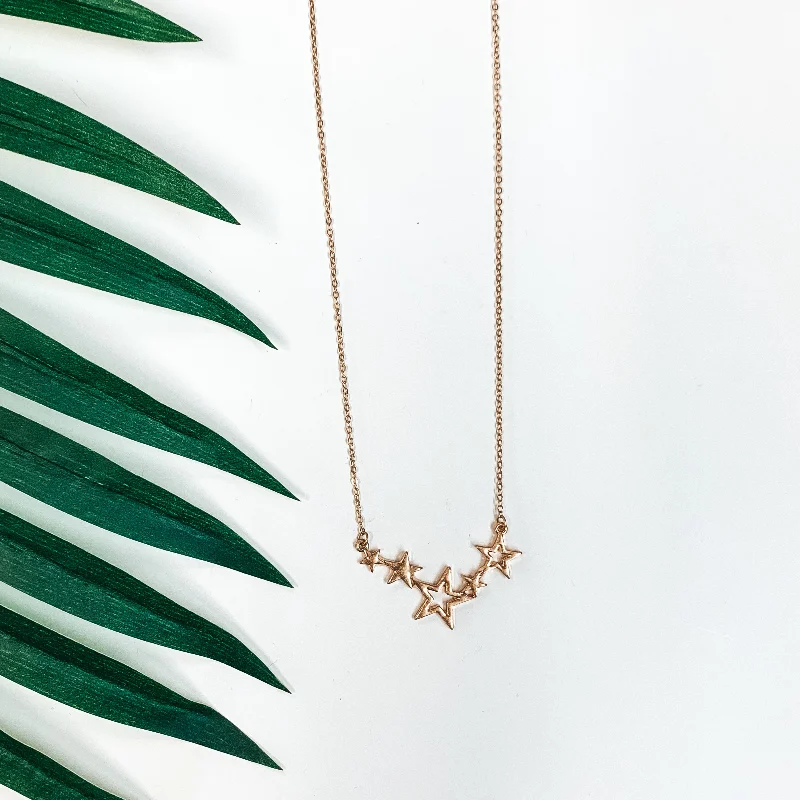 Constellations Necklace in Gold