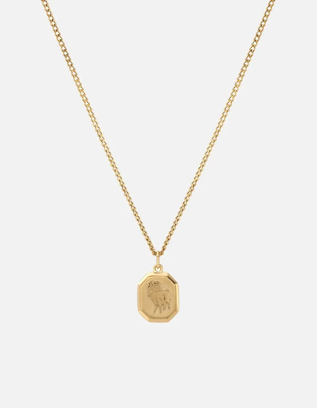 Aries Nyle Necklace, Gold Vermeil