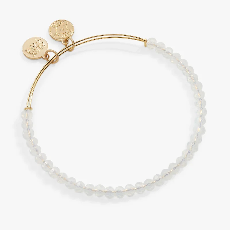 Moonstone Beaded Bangle