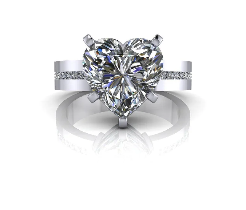 Veronica No. 5 Moissanite Ring