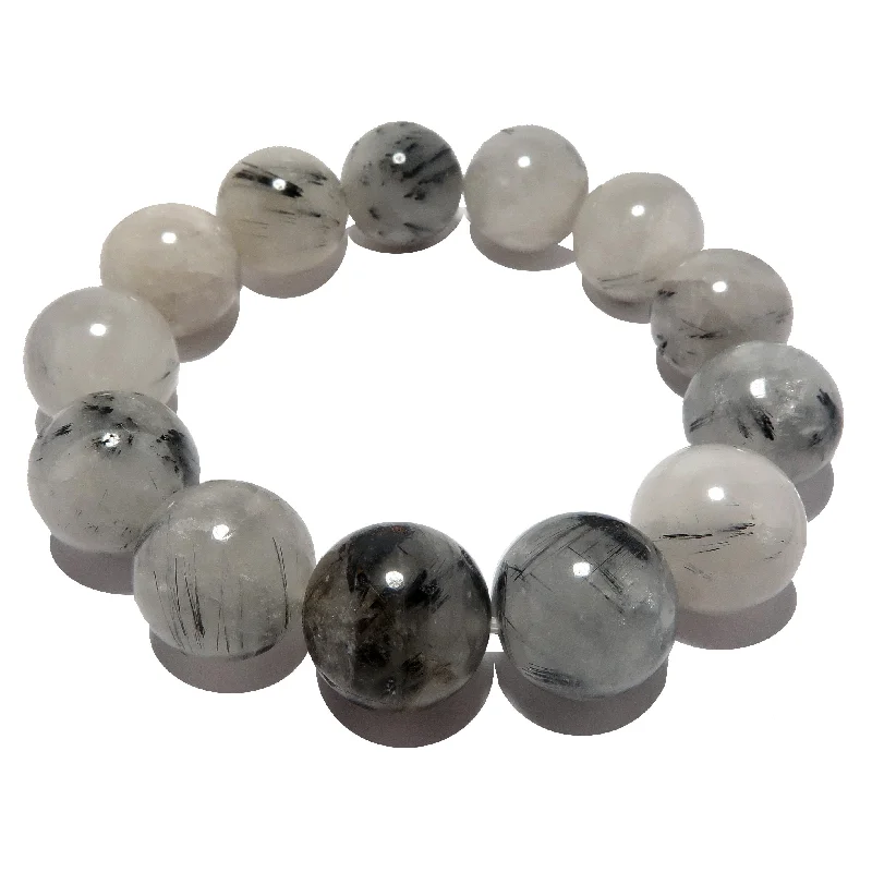 Quartz Tourmaline Bracelet Yin Yang Universe