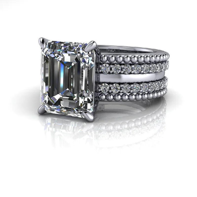 Geraldine No. 1 Moissanite Ring