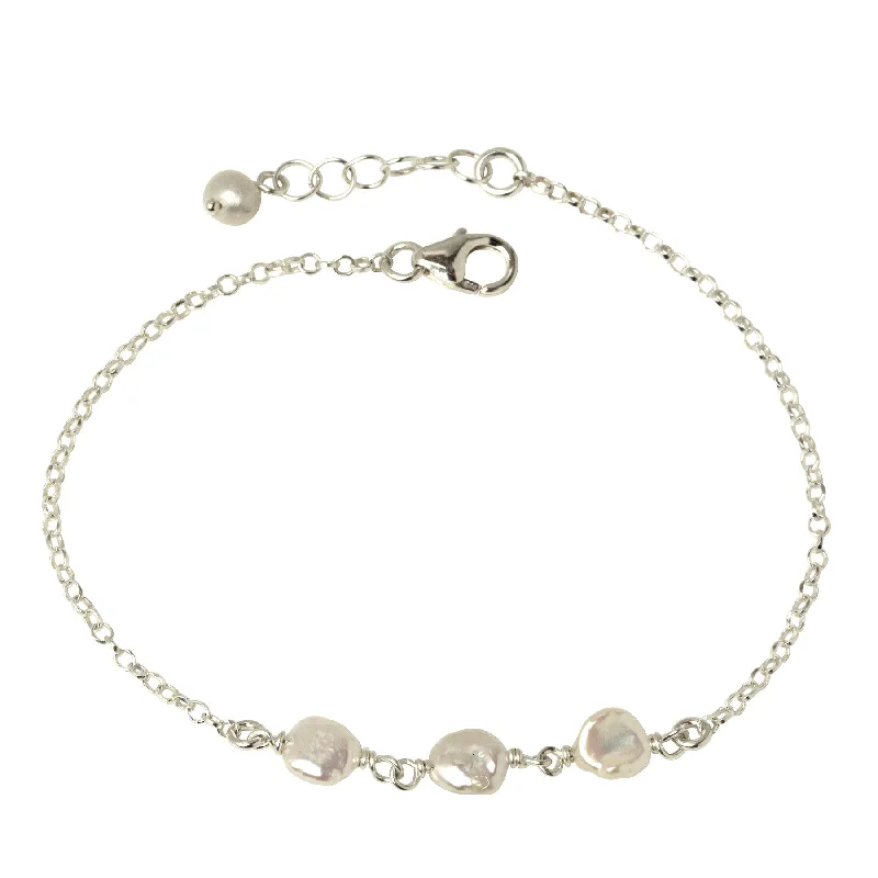 Three Pearl Bracelet