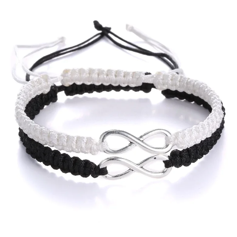 Braided Infinity Adjustable Bracelet Unisex