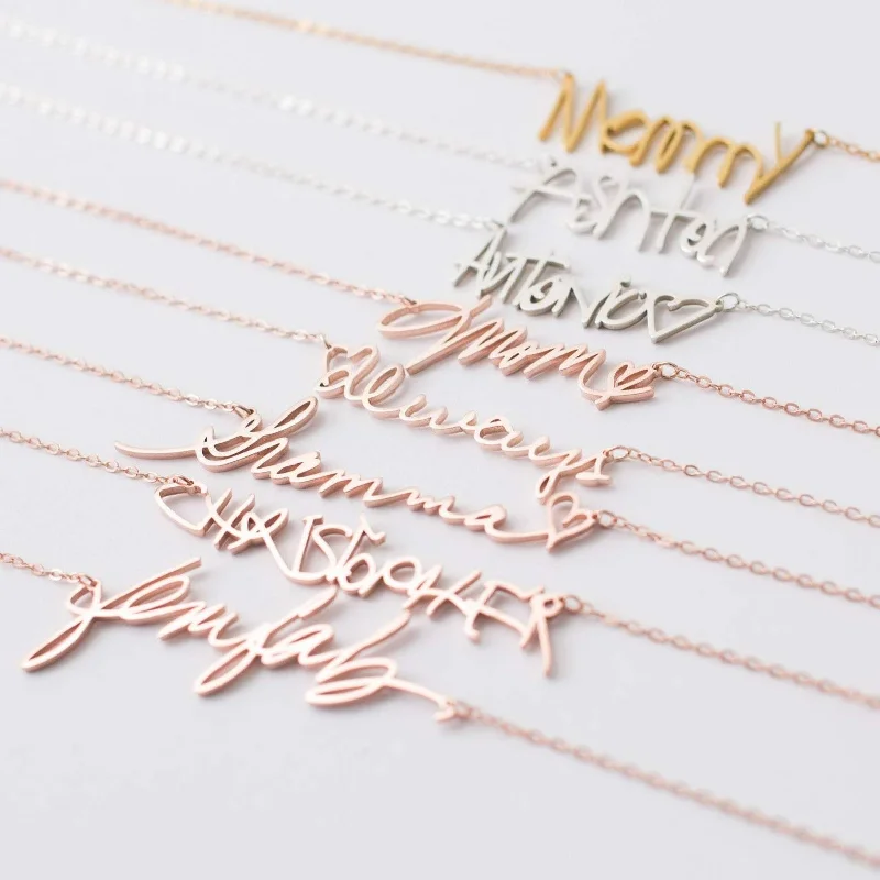 Handwriting Necklace