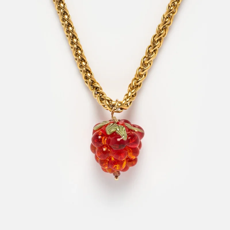 Raspberry Necklace