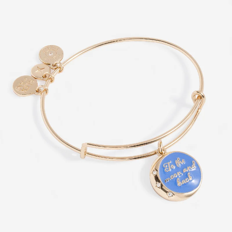 To the Moon and Back' Charm Bangle