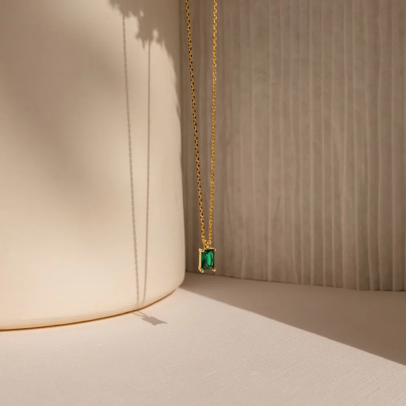 Maia Emerald Necklace